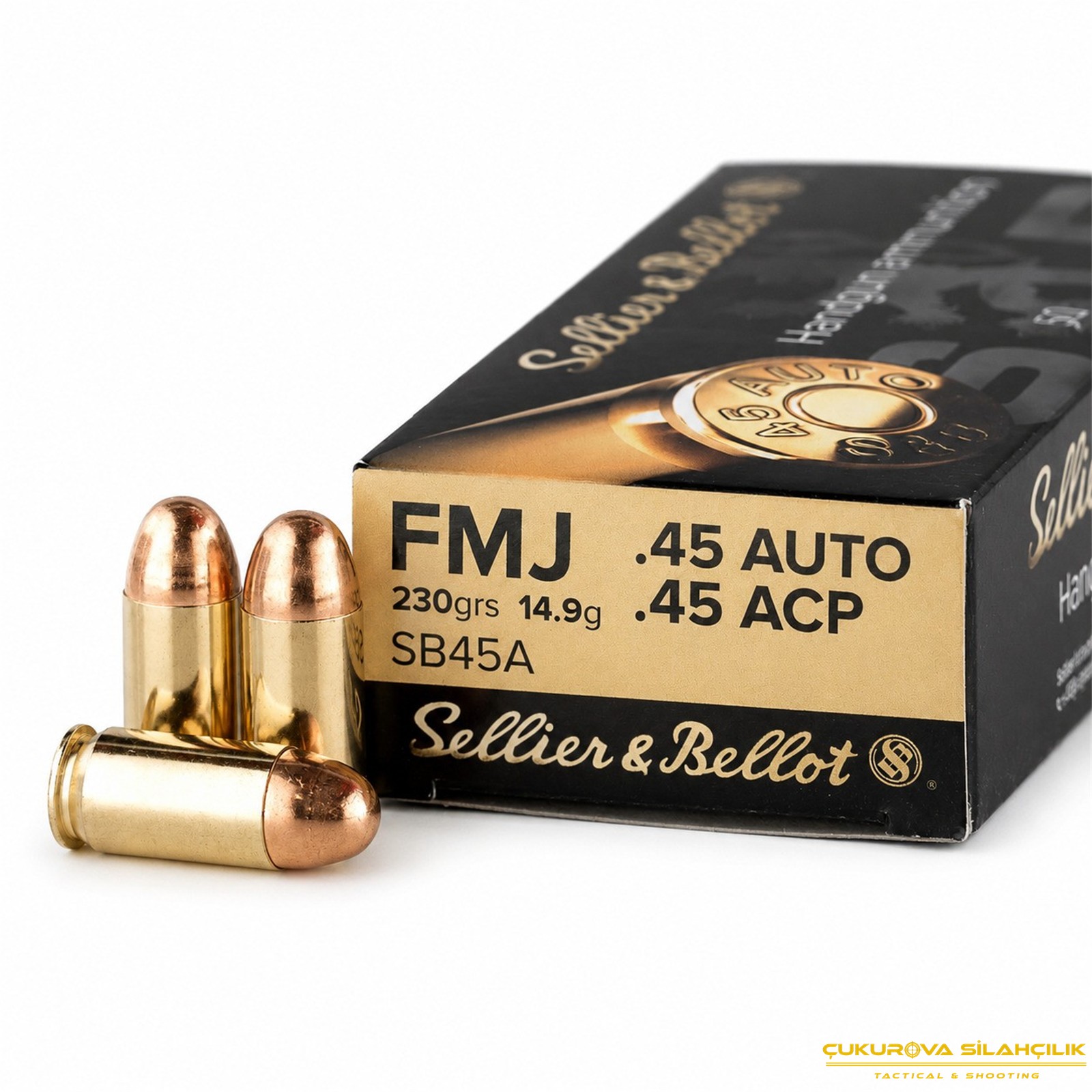 Sellier & Bellot 45 Acp. Fmj. 230 Grn. 5107