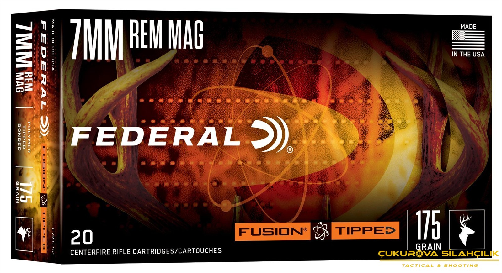 Federal 7 Mm Rem. Mag. Sp. 175 Grn. 5145