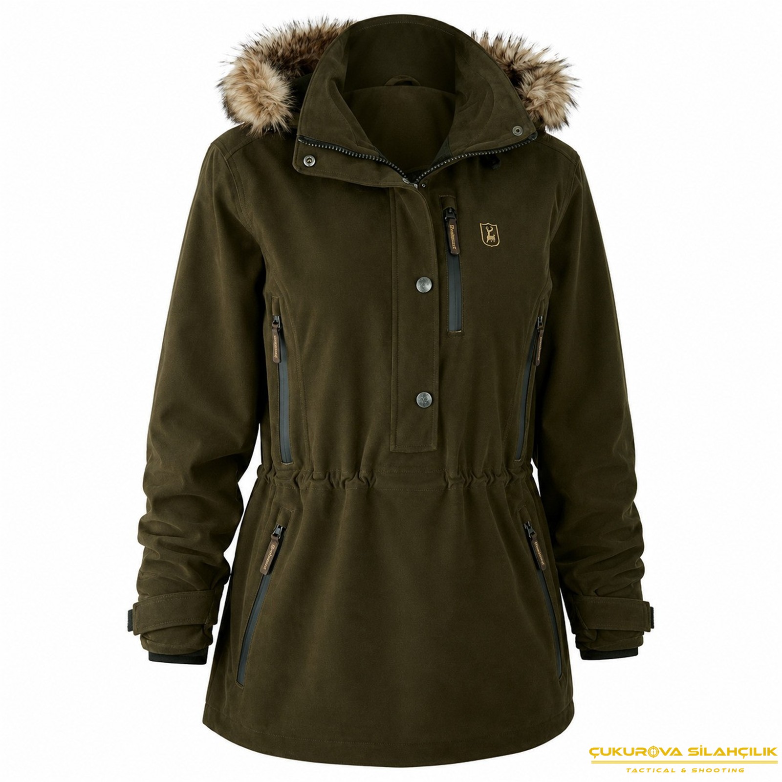 Deerhunter Lady Gabby Smock Yeşil Kadın Montu