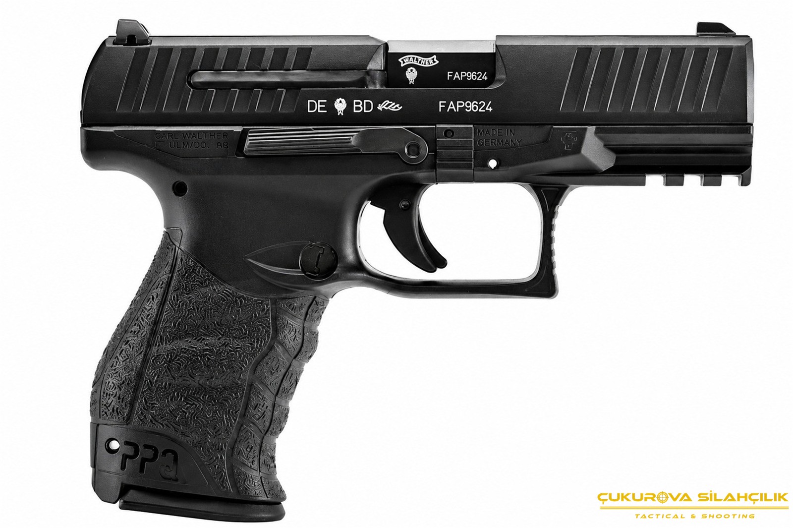 Umarex Walther PPQM2 6 Mm. Green Gas Siyah Airsoft Tabanca