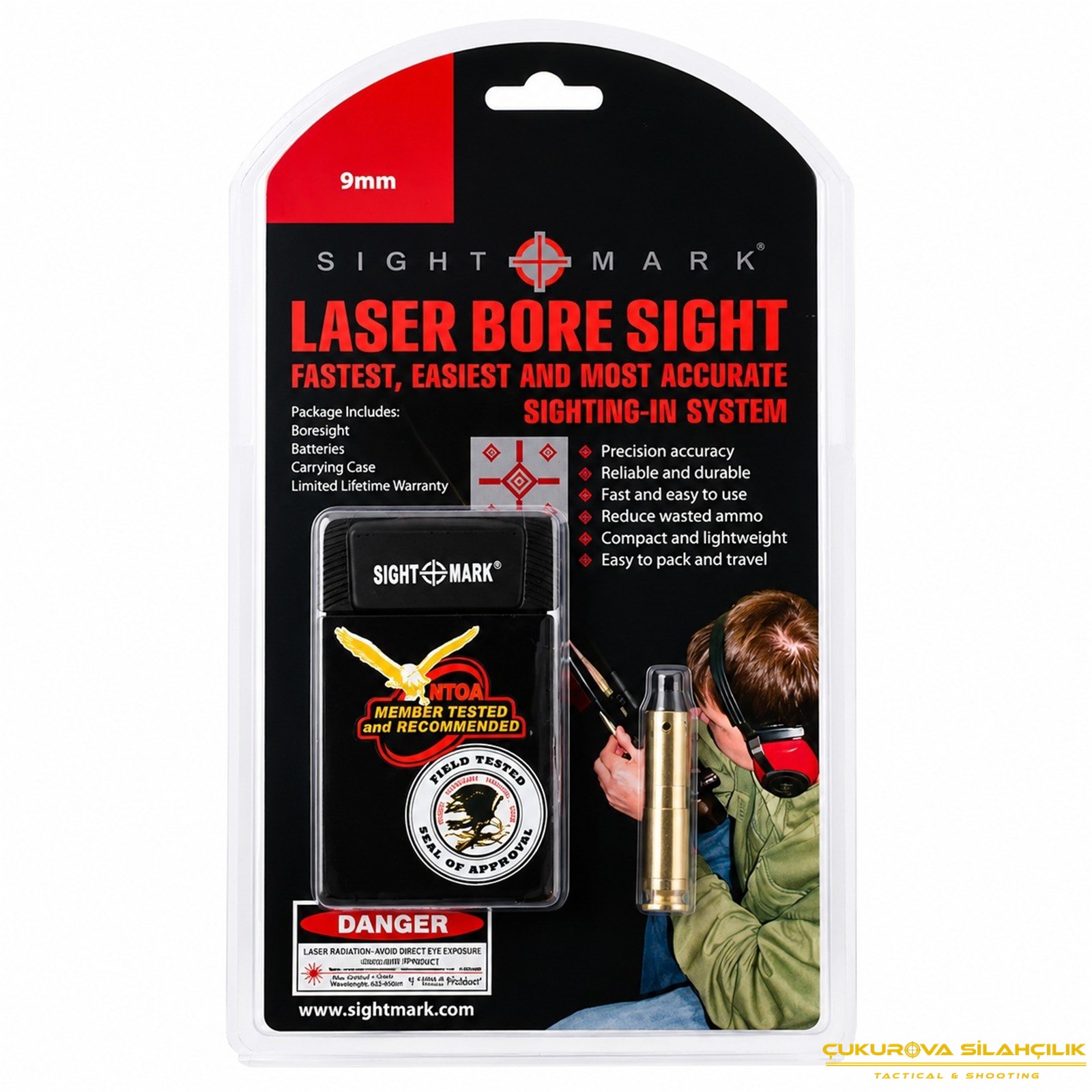 Sightmark 9 Mm. Boresight Dürbün Sıfırlayıcı