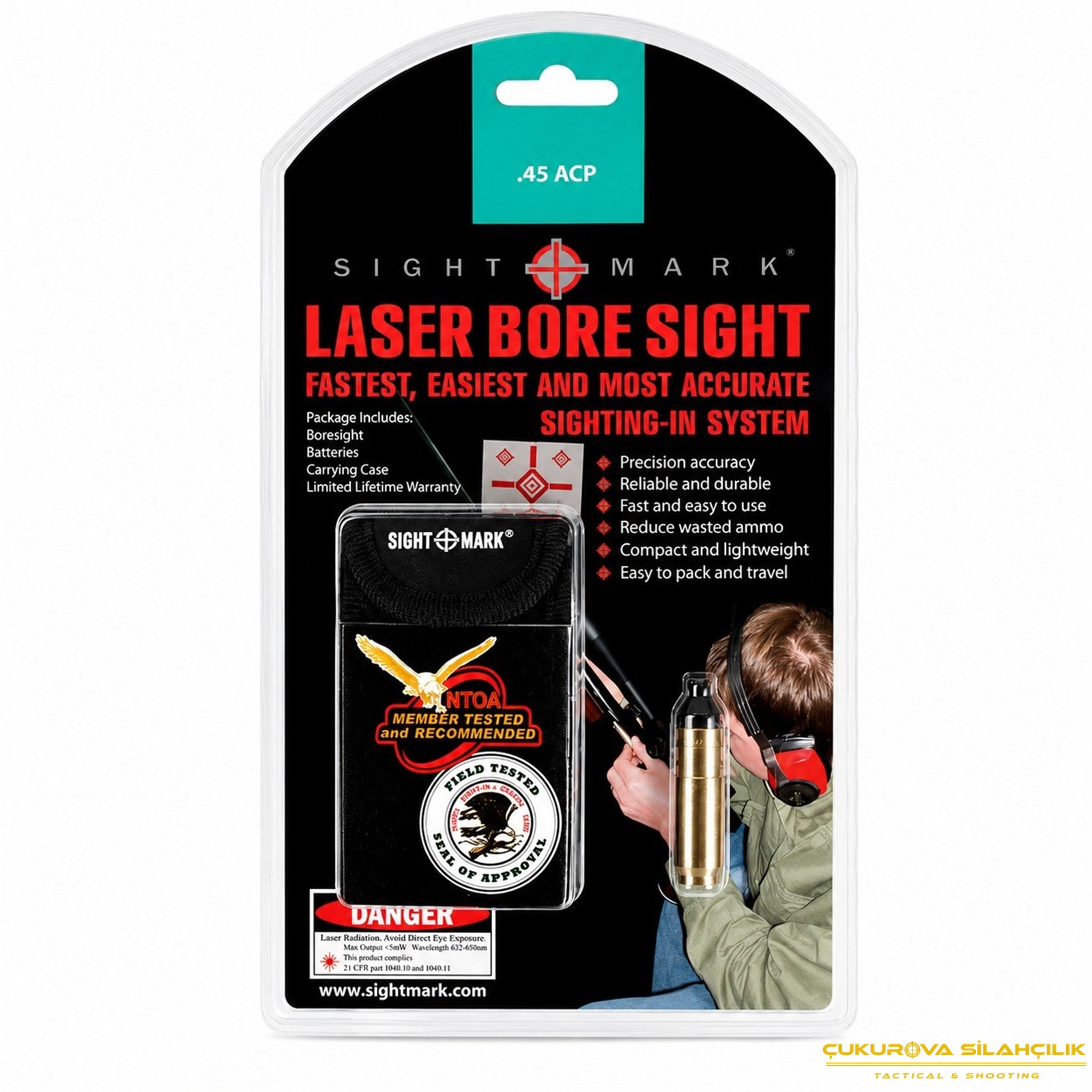 Sightmark 45 ACP Boresight Dürbün Sıfırlayıcı