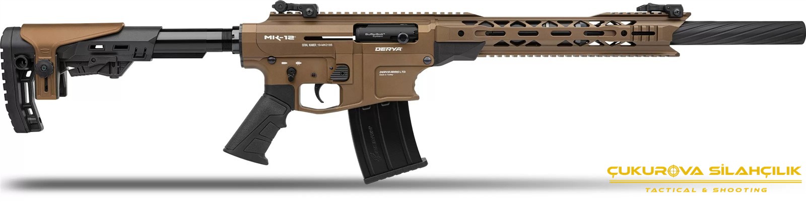 Derya MK-12 AS-102SF 12 Ga Şarjörlü Tüfek