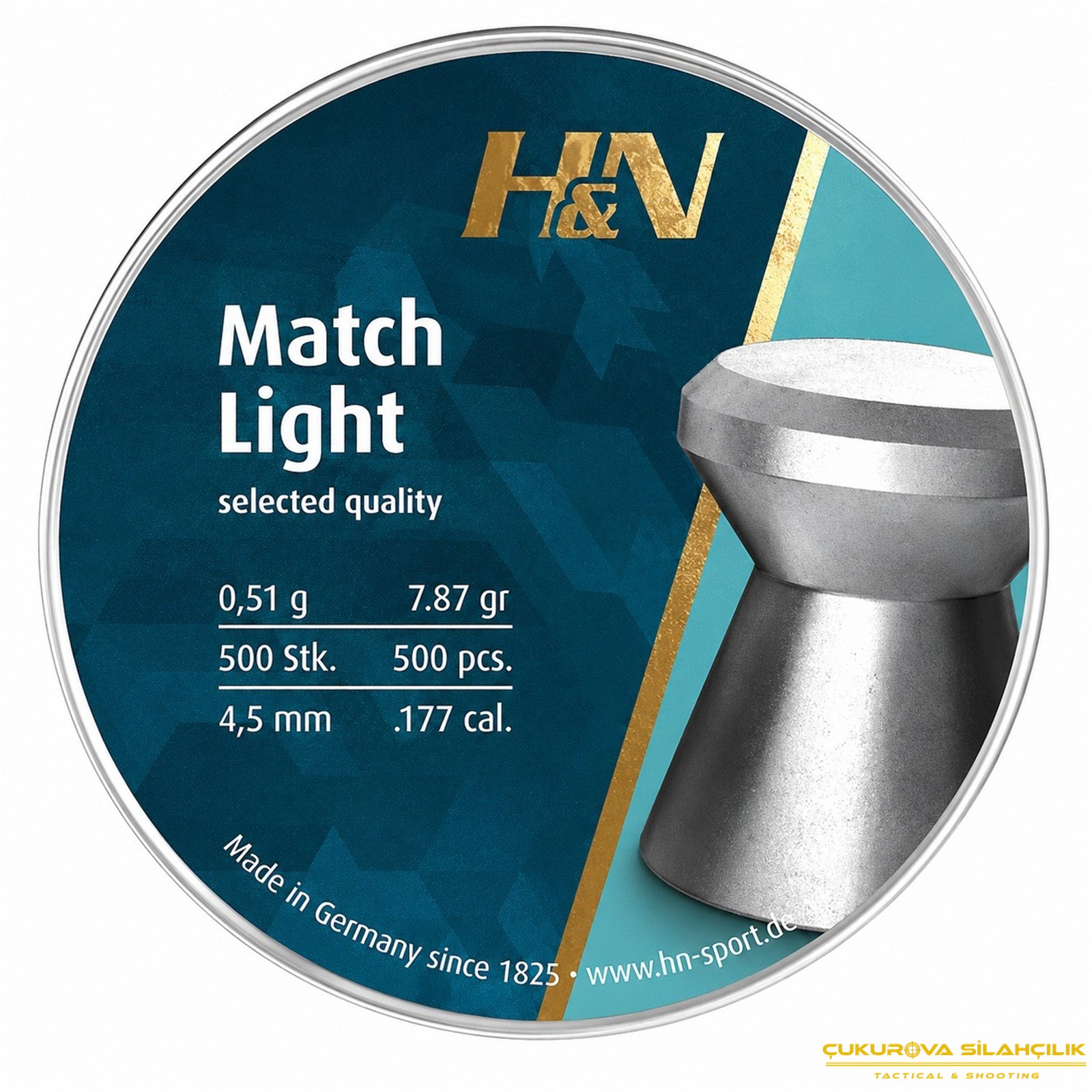 H&N Match Light Havalı Saçma 4.5 Mm. 500 Adet