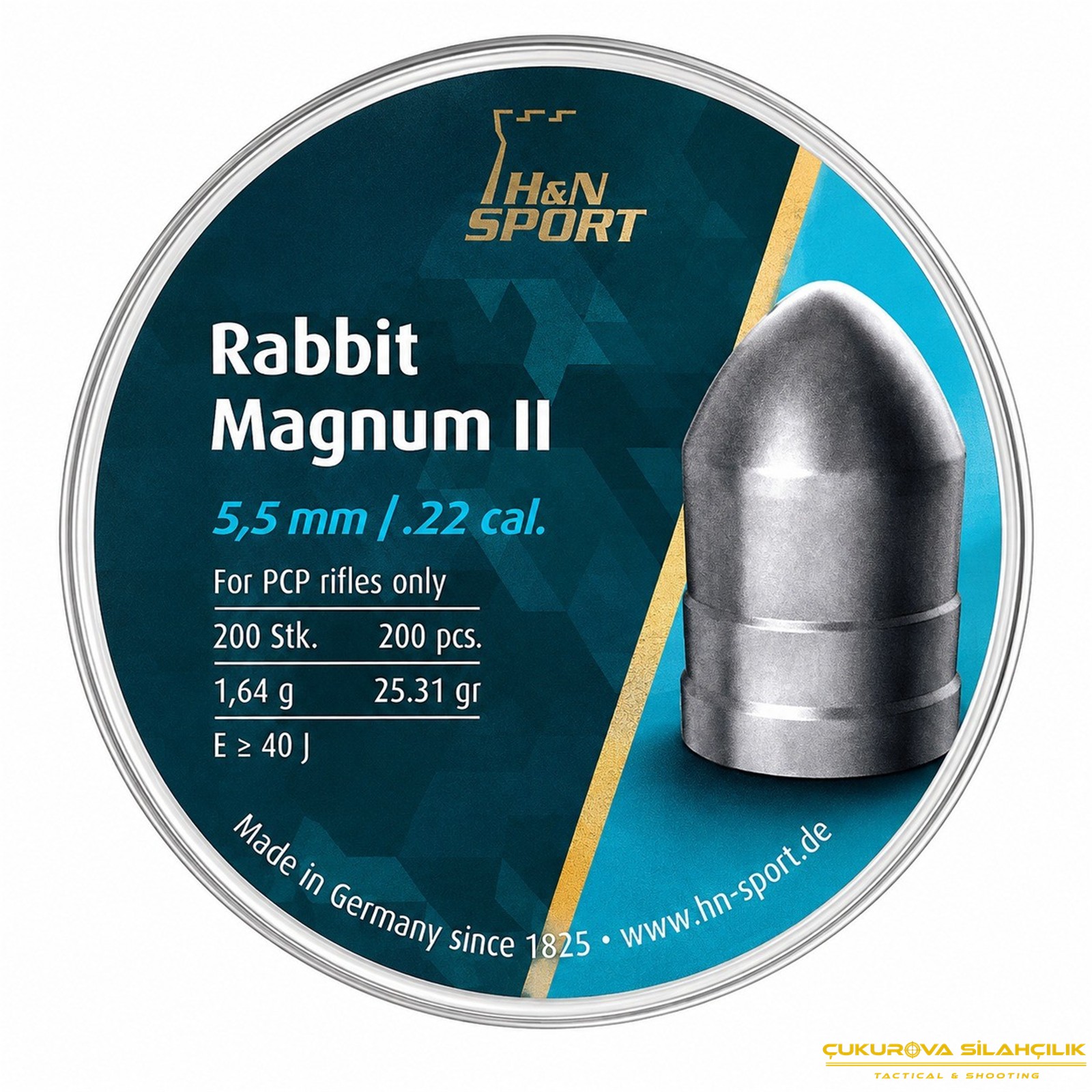 H&N Rabbit Magnum II Havalı Saçma 5.5 Mm. 200 Adet