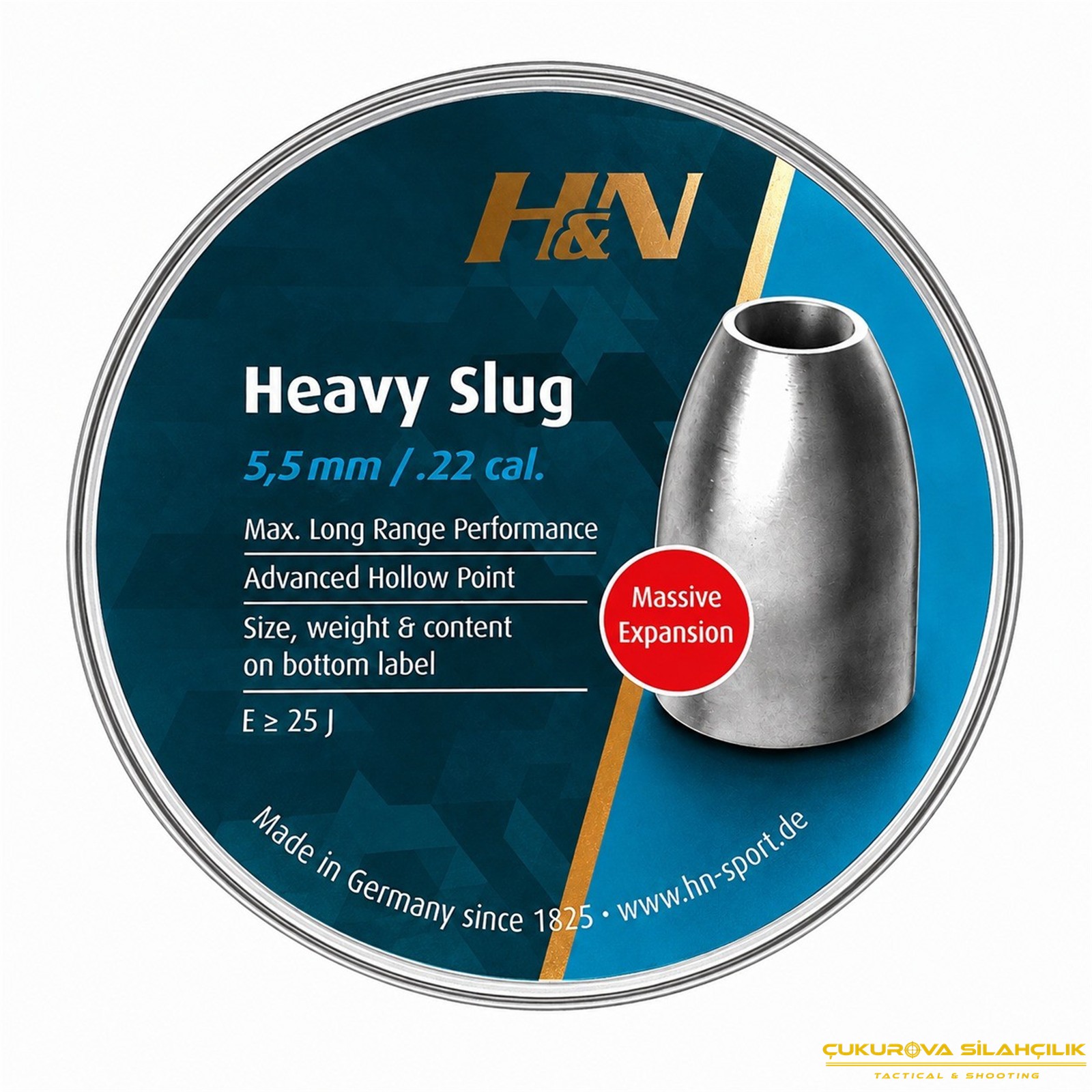 H&N Heavy Slug Havalı Saçma 5.5 Mm. 150 Adet