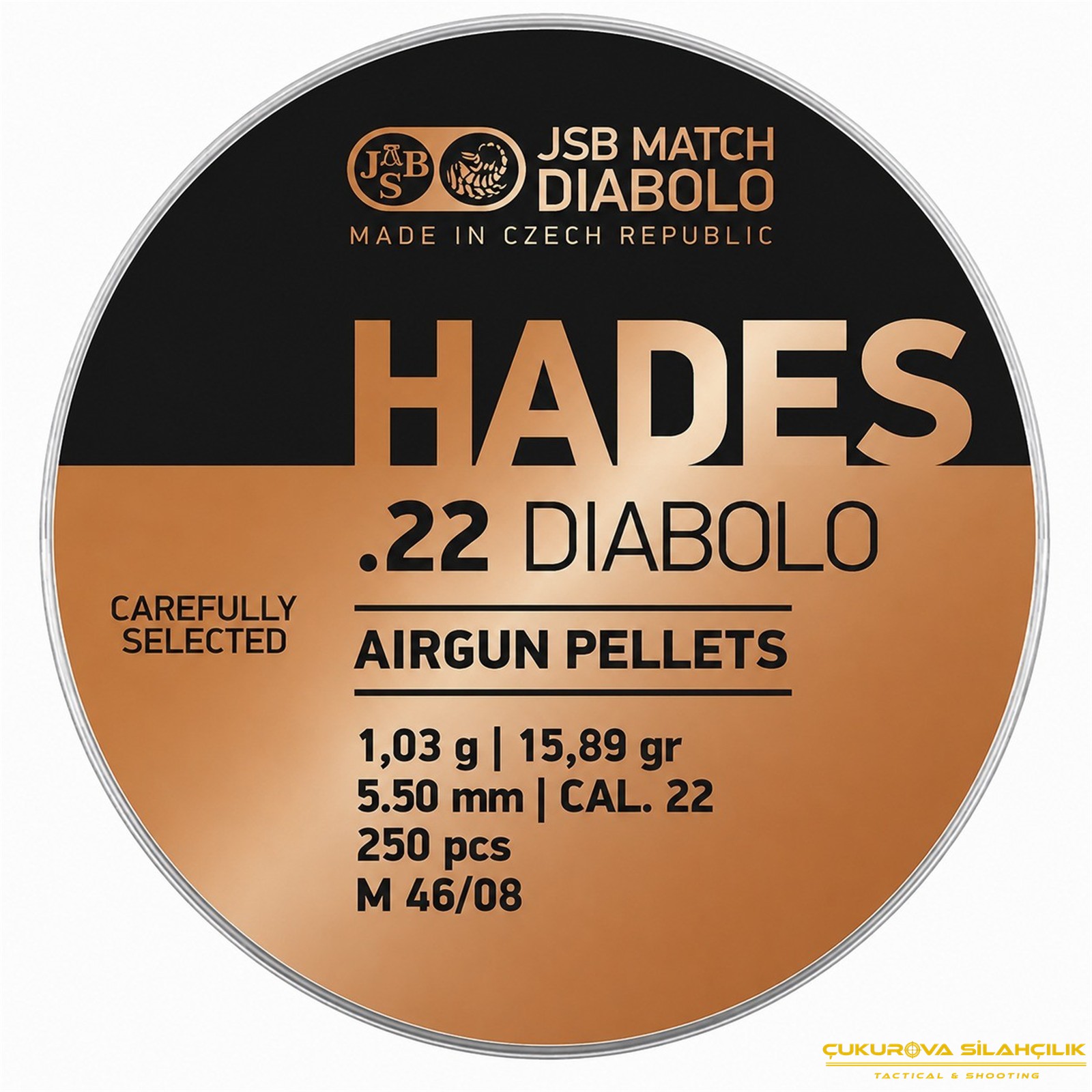 JSB Diabolo Hades Havalı Saçma 5.5 Mm. 250 Adet