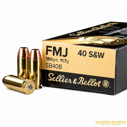 Sellier & Bellot 40 S&W Fmj. 180 Grn. 5255