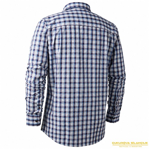 Deerhunter Jeff Shirt 78179 Mavi Kareli Gömlek