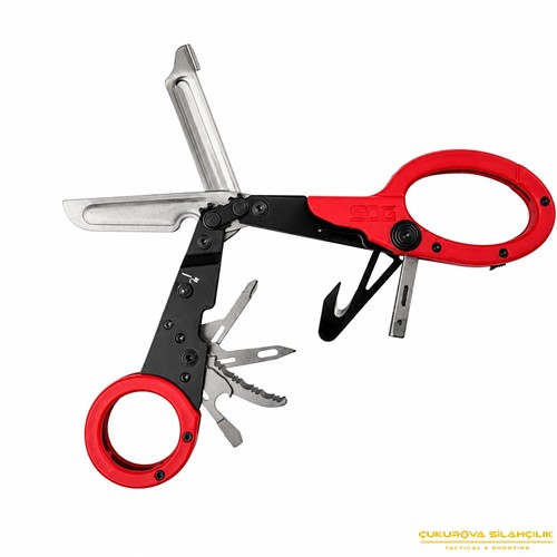 Sog Parashears Çok Amaçlı Makas Kırmızı