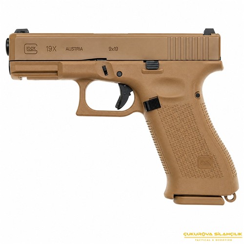 Umarex Glock 19X 6 Mm. Green Gas Blowback Tan Airsoft Tabanca