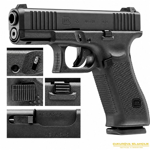 Umarex Glock 45 6 Mm. Green Gas Blowback Siyah Airsoft Tabanca