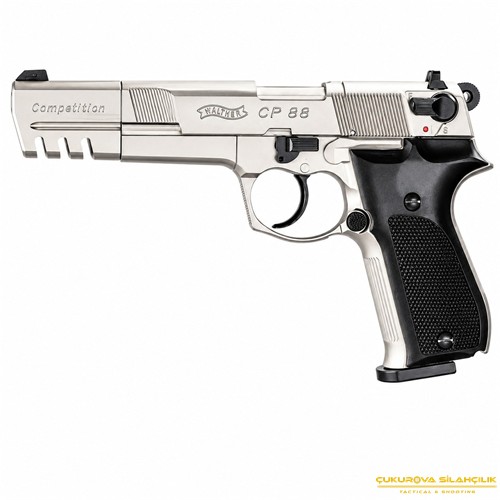 Umarex Walther CP88 Competition Co2 4.5 Mm. Nikel Havalı Tabanca