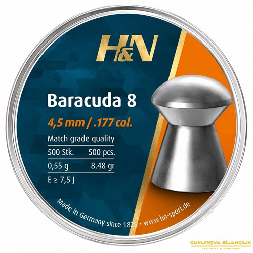 H&N Baracuda 8 Havalı Saçma 4.5 Mm. 500 Adet