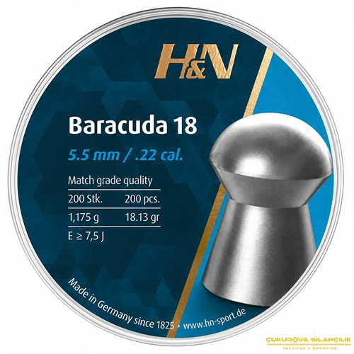 H&N Barracuda 18 Havalı Saçma 5.5 Mm. 200 Adet