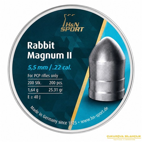 H&N Rabbit Magnum II Havalı Saçma 5.5 Mm. 200 Adet