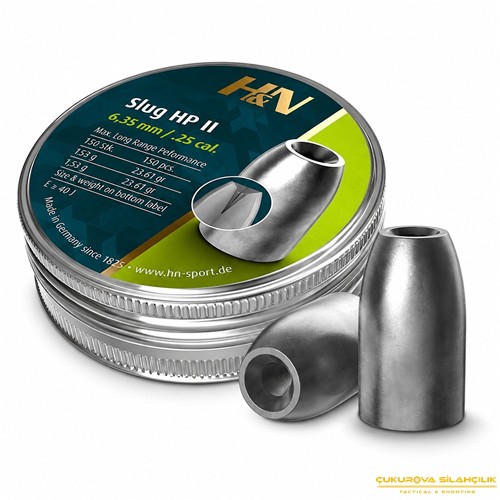H&N Slug HP II Havalı Saçma 6.35 Mm. 36 Gr 120 Adet