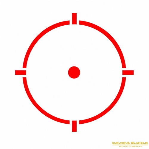 Holosun AEMS Enclosed Solar Multi-Reticle Red Dot 2 MOA & 65 MOA Circle