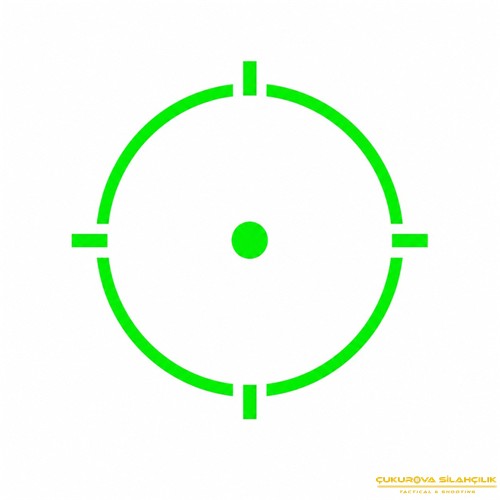 Holosun SCS MOS Solar Şarjlı Multi-Reticle Green Dot 2 MOA & 32 MOA Circle