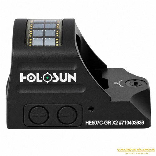 Holosun HE507C-GR X2 Classic Multi-Reticle Green Dot 2 MOA & 32 MOA Circle