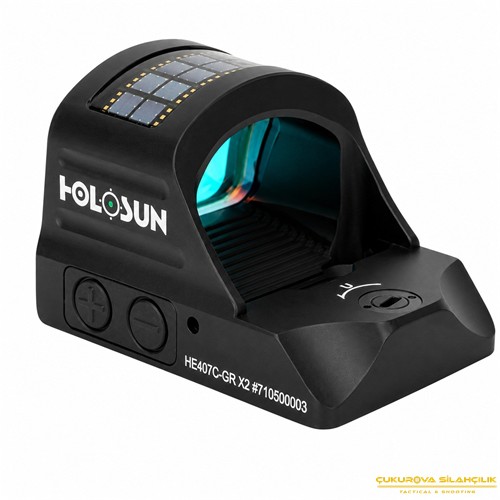 Holosun HE407C-GR X2 Classic Solar Open Refleks Green Dot 2 MOA