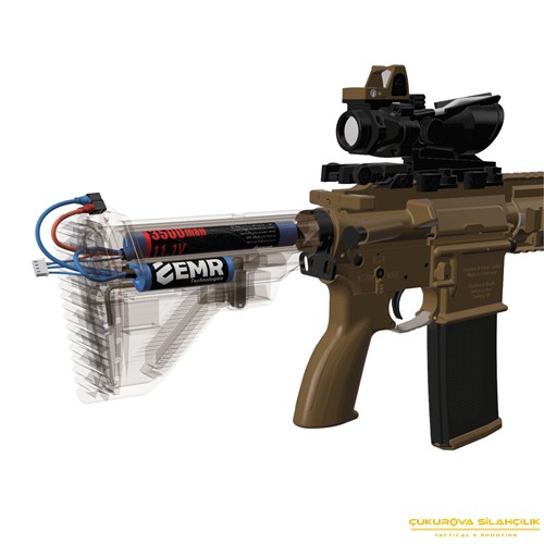 EMR 11.1V 3500 mAh Lithium Ion İki Yaprak Airsoft Pil T-Plug