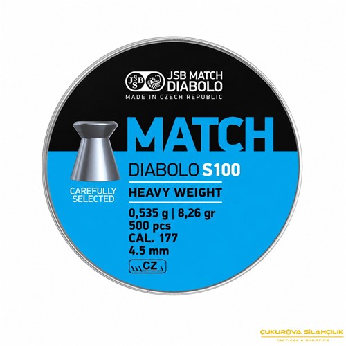 JSB Match Diabolo Heavy Weight Havalı Saçma 4.5 Mm. 500 Adet