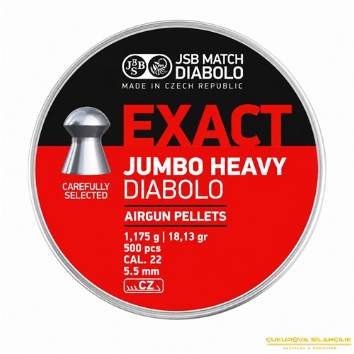 JSB Exact Jumbo Heavy Diabolo Havalı Saçma 5.52 Mm. 500 Adet