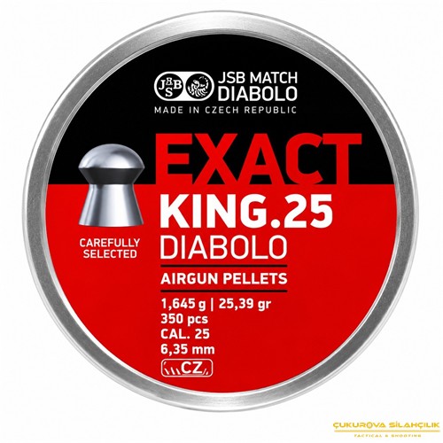 JSB Exact King.25 Havalı Saçma 6.35 Mm. 350 Adet