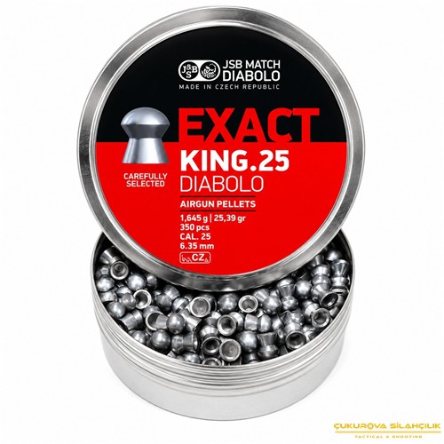 JSB Exact King.25 Havalı Saçma 6.35 Mm. 350 Adet