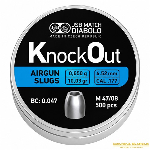 JSB Knockout Havalı Saçma 4.52 Mm. 500 Adet