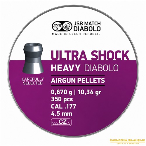 JSB Ultra Shock Havalı Saçma 4.50 Mm. 350 Adet