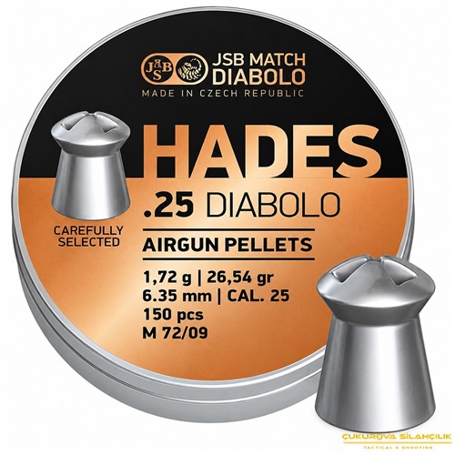JSB Diabolo Hades Havalı Saçma 6.35 Mm. 300 Adet