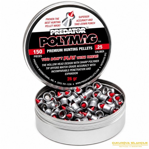 JSB Polymag Havalı Saçma 6.35 Mm. 150 Adet