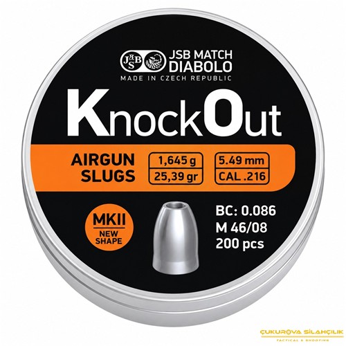 JSB Diabolo Knockout MKII Havalı Saçma 5.49 Mm. 200 Adet
