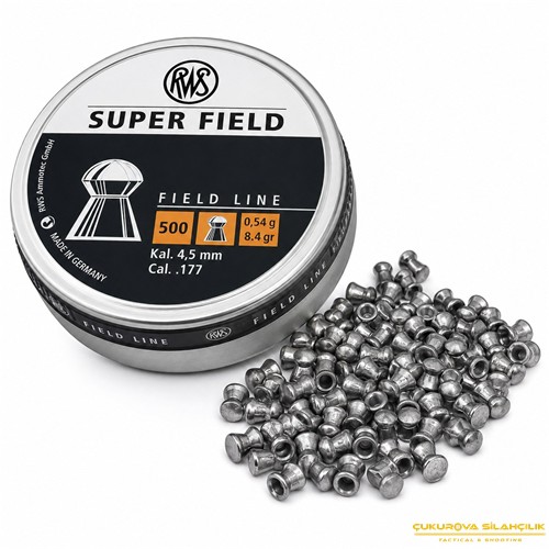 RWS Super Field Havalı Saçma 4.51 Mm. 500 Adet