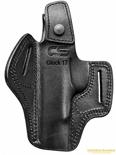 CS Desenli Kelebek Glock 17 Tabanca Kılıfı Siyah