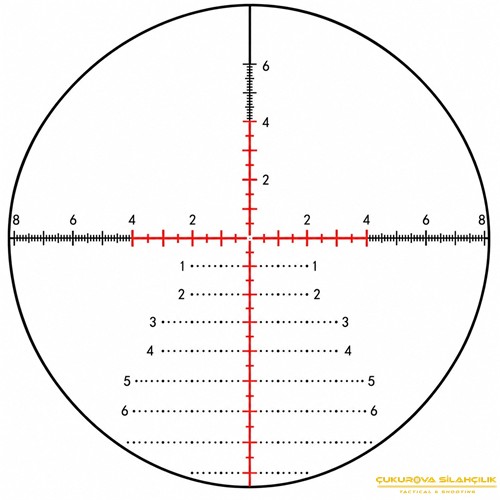 Vortex Razor HD LHT 4.5 - 22 x 50 Mm. FFP XLR-2 MRAD Riflescope RZR-42202 Tüfek Dürbünü